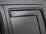 04-14 Ford F150 / 10-14 Raptor WeatherTech 81343 Rear Side Window Deflectors - Dark Smoke