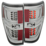 09-14 Ford F-150 ANZO 311259 LED Taillights Chrome