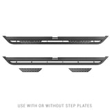 15-24 Ford F-150 / 17-24 Raptor Go Rhino DT60087T Dominator Xtreme DT Side Steps Tex Blk 87in. (Boards ONLY/Brackets Req.)