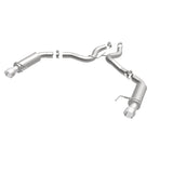 15-17 Ford Mustang 5.0L V8 MagnaFlow 19103 3in SS Axle Back Dual Split Polished 4.5in Tip - Competition