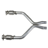 11-14 Ford Mustang V6 3.7 BBK 1461 High Flow Catted Short X-Pipe