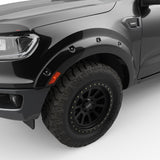 19-23 Ford Ranger I4 2.3L EGR 793554-G1 Painted To Code Shadow Traditional Bolt-On Look Fender Flares Black (Set of 4)