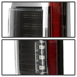 15-17 Ford F-150 Spyder 5085313 Light Bar LED Tail Lights (w/ Blind Spot) - Black