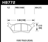 12-16 Ford F-150 Hawk Performance HB772Y.654 LTS Street Brake Pads