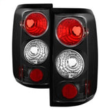 04-08 Ford F-150 Spyder 5003195 Euro Tail Lights Black