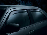 04-11 Ford F150 WeatherTech 88343 Ext Cab Front and Rear Side Window Deflectors - Dark Smoke