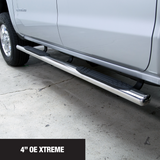 04-23 Ford F-150/Rator Go Rhino 640087PS 4in OE Xtreme SideSteps-Stainless Steel-87in