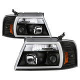 04-08 Ford F150 Spyder 5088161 High-Power LED Headlights - Black