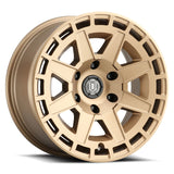 21-23 Ford Bronco ICON 3217858347BS Compass 17x8.5 6x5.5 0mm Offset 4.75in BS Satin Brass Wheel