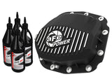 15-20 Ford F-150 V6 2.7L/3.5L/V8 5.0L (Super 8.8-12) aFe 46-71181B Rear Differential Cover (Black Machined; Pro Series)