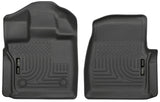 15-23 Ford F-150 Standard Cab Pickup Husky Liners 18351 WeatherBeater Front Black Floor Liners