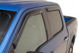 15-23 Ford F-150 Supercab AVS 94974 Ventvisor Outside Mount Window Deflectors 4pc - Smoke