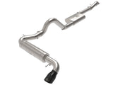 21-23 Ford Bronco L4 2.3L /V6 2.7L aFe 49-43136-B Apollo GT 3in 409 SS Cat-Back Exhaust w/ Black Tip