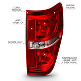 09-14 Ford F-150 ANZO 311299 Euro Taillight Red/Clear (W/O Bulb)