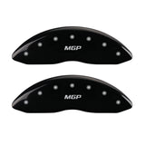 2009 Ford F-150 MGP 10044SMGPBK 4 Caliper Covers Engraved Front & Rear MGP Black Finish Silver Character