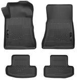 10-14 Ford Mustang Convertible & Coupe Husky Liners 98371 WeatherBeater Front and 2nd Seat Black Floor Liners Combo