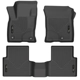 21-23 Ford Bronco Sport Husky Liners 95341 WeatherBeater Front & 2nd Seat Floor Liners (Black)