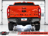 19-23 Ford Ranger AWE Tuning 3015-23064 0FG Performance Exhaust System w/Diamond Black Tips & Rock Guard