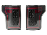 15-17 Ford F-150 Raxiom T544625 LED Tail Lights w/ SEQL Turn Signals - Blk Housing (Clear Lens)