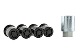 21-23 Ford Bronco Ford Racing M-1A043-B M12 x 1.5 Black Security Lug Nut Kit - Set of 4