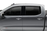 09-14 Ford F-150 Supercrew AVS 774011 Ventvisor Low Profile Window Deflectors 4pc - Matte Black