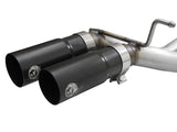 21-23 Ford F-150 2.7L & 3.5L V6 / 5.0L V8 AFE 49-43128-B Rebel Series 3 to 2.5in SS Cat-Back Exhaust System w/ Black Tip