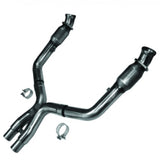 11-14 Ford Mustang 5.0L Kooks 11413200 3" x 2-3/4"(OEM) SS Catted X-Pipe.