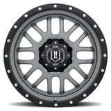 04-22 Ford F-150/10-14 SVT Raptor/14-22 Expedition ICON 1220906356GM Alpha 20x9 6x135 16mm Offset 5.625in BS Gunmetal Wheel