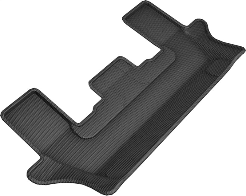 3D MAXpider 20-21 Ford Explorer with Bench 2nd Row Kagu 3rd Row Floormats - Black Floor Mats - Rubber 3D MAXpider