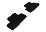 3D MAXpider 2005-2014 Ford Mustang Kagu 2nd Row Floormats - Black Floor Mats - Rubber 3D MAXpider