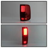 04-08 Ford F-150 xTune 5034069 LED Tail Lights Chrome Housing Red/Clear Lens