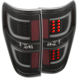 09-14 Ford F-150 ANZO 311257 LED Taillights Black