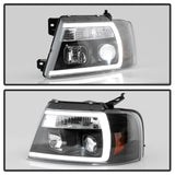 04-08 Ford F150 Spyder 5088161 High-Power LED Headlights - Black