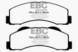 10-14 Ford F-150 EBC DP61855 Twin Turbo Greenstuff Front Brake Pads