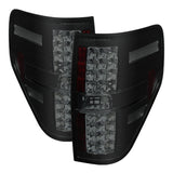 09-14 Ford F-150 Spyder 5078148LED Tail Lights Black Smoke