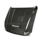 18-23 Ford Mustang Anderson Composites AC-HD18FDMU-GR-DS Type-GR Double Sided Carbon Fiber Hood