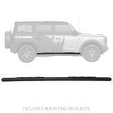 21-24 Ford Bronco Go Rhino 10573T 5in 1000 Series Oval Side Steps - Textured Black