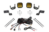 21-24 Ford F-150 Diode Dynamics DD7372 SS3 Stage Series Backlit Ditch Light Kit -Yellow Pro Combo