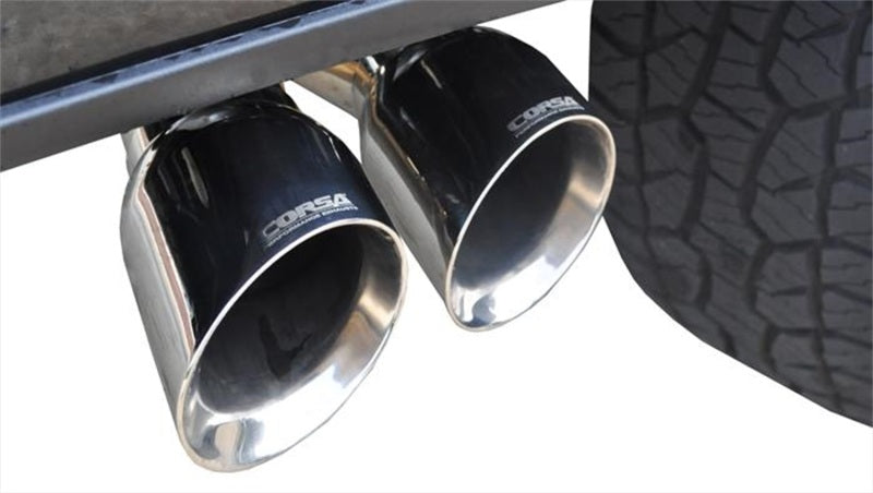 CORSA 14836BLK Cat-Back Exhaust System - Performance Exhaust With Aggressive Sound, No Drone