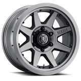 21-23 Ford Bronco ICON 21817858347TT Rebound Pro 17 x 8.5 / 6 x 5.5 / 0mm Offset 4.75in BS 106.1mm Bore Titanium Wheel