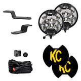 21-23 Ford Bronco KC HiLiTES 97161 SlimLite LED 2-Light System Ditch Light Kit