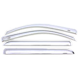 97-17 Ford Expedition AVS 684233 Outside Mount Front & Rear Window Ventvisor Deflectors Set of 4 Chrome