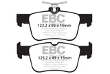 22-23 Ford Maverick / 13-20 Ford Fusion EBC UD1665 1.6 Turbo Ultimax2 Rear Brake Pads