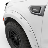 19-23 Ford Ranger I4 2.3L EGR 793554-YZ Painted To Code Oxford Traditional Bolt-On Look Fender Flares White (Set of 4)