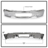 09-14 Ford F-150 Spyder 9948473 Hole Front Bumper - Chrome