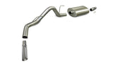 05-08 Ford F-150 V8 Corsa 24300 3.0" Cat-Back Exhaust System Single Side Exit with Single 4.0" Polished Tips