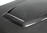 15-17 Ford Mustang Anderson Composites AC-HD15FDMU-GR-DS Double Sided Hood