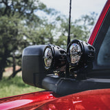 2022 Ford Bronco Raptor / 21-22 Ford Bronco Rigid 46722 A-Pillar Light Kit with a set of 360 Spot and a set 360 Drive Lights