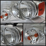 04-08 Ford F-150 xTune 5069825 Amber Crystal Headlights Chrome