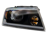 04-08 Ford F-150 Raxiom T566364 Axial Series Projector Headlights w/ SEQL LED Bar- Blk Housing (Clear Lens)